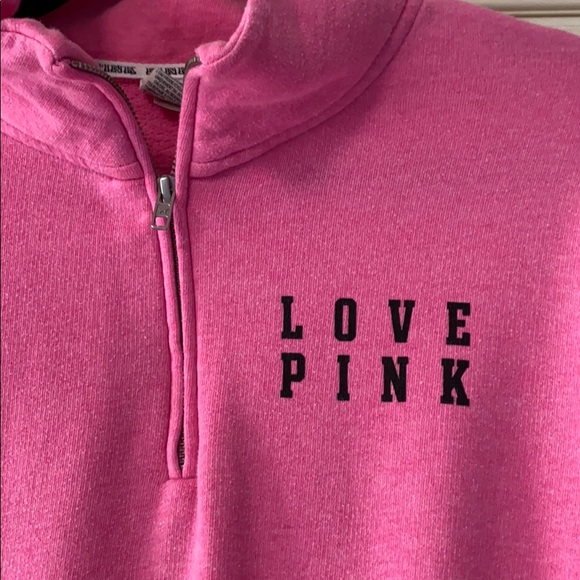 Love Pink Quarter Zip - Picture 2 of 5
